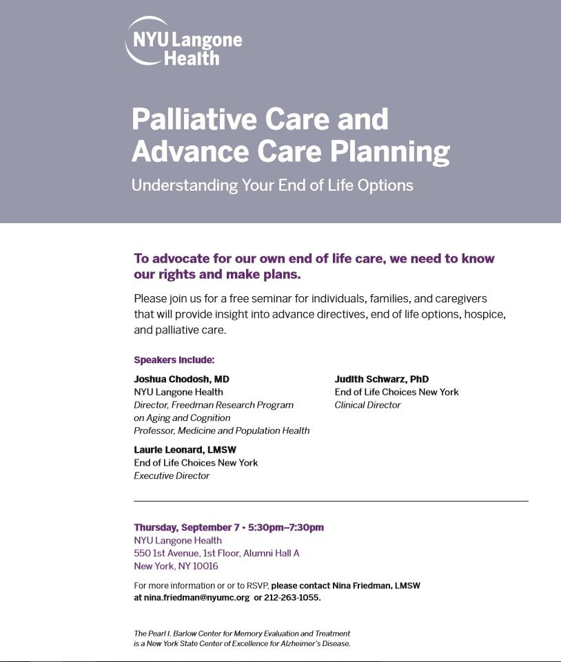 Planning Ahead With NYU Langone Health