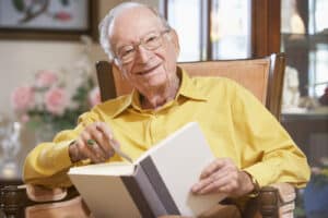 Companion care at home makes reading more engaging, social, and enjoyable for seniors.